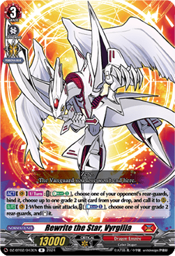 Rewrite the Star, Vyrgilla [D-Format] (V.1 - Rare) - Illusionless Strife