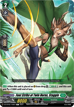 Foot Strike of Twin Horns, Staggin [D-Format] - Illusionless Strife