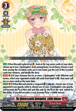 The Quintessential Quintuplets, Ichika Nakano [D-Format] - Illusionless Strife