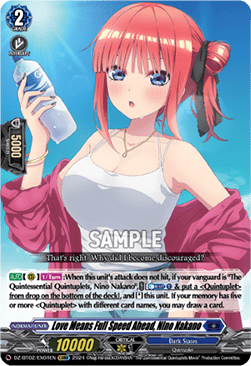 Love Means Full Speed Ahead, Nino Nakano [D-Format] - Illusionless Strife