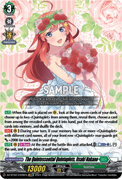 The Quintessential Quintuplets, Itsuki Nakano [D-Format] - Illusionless Strife