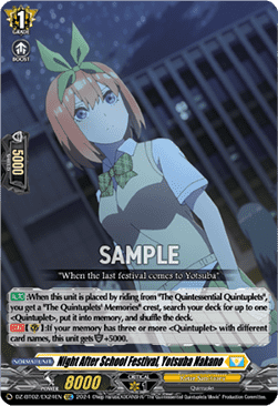 Night After School Festival, Yotsuba Nakano [D-Format] - Illusionless Strife