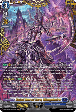 Fated One of Zero, Blangdmire [D-Format] (V.2 - Double Frame Rare) - Illusionless Strife