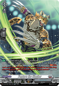 Pantera the Slasher [D-Format] (V.3 - Silver Rare) - Illusionless Strife