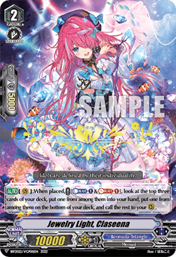 Jewelry Light, Claseena [V-Format] (V.2 - Promo) - Bushiroad Spring Fest 2022