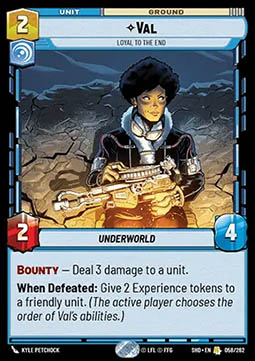 Val, Loyal to the End - Shadows of the Galaxy
