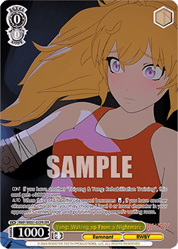 Yang: Waking up From a Nightmare (V.2 - Overframe Rare) - RWBY Premium Booster