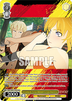Taiyang & Yang: Rehabilitation Training (V.2 - Overframe Rare) - RWBY Premium Booster
