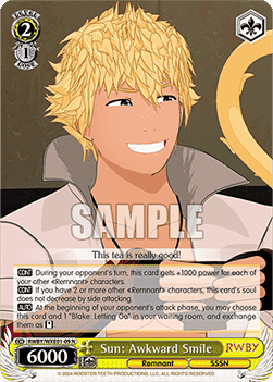 Sun: Awkward Smile (V.1 - Common) - RWBY Premium Booster