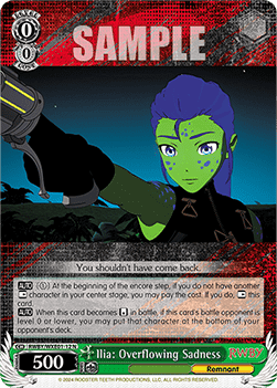 Ilia: Overflowing Sadness (V.1 - Common) - RWBY Premium Booster