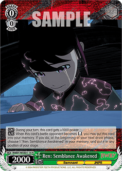 Ren: Semblance Awakened (V.1 - Common) - RWBY Premium Booster