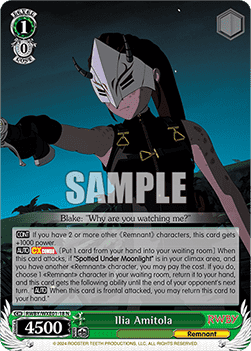 Ilia Amitola (V.1 - Common) - RWBY Premium Booster