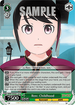 Ren: Childhood (V.1 - Common) - RWBY Premium Booster