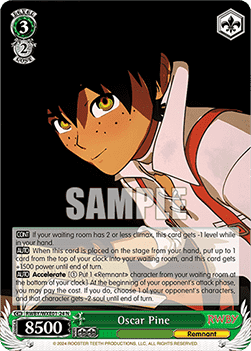 Oscar Pine (V.1 - Common) - RWBY Premium Booster