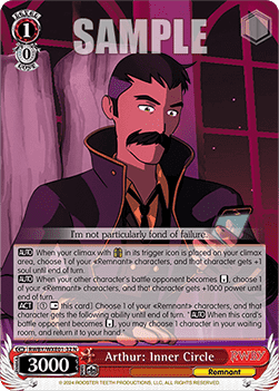 Arthur: Inner Circle (V.1 - Common) - RWBY Premium Booster