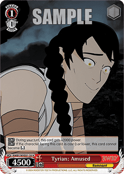 Tyrian: Amused (V.1 - Common) - RWBY Premium Booster