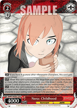 Nora: Childhood (V.1 - Common) - RWBY Premium Booster