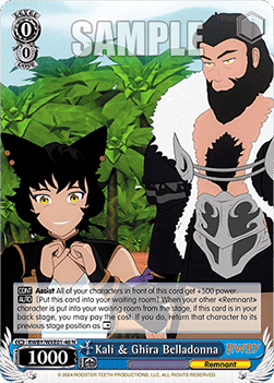 Kali & Ghira Belladonna (V.1 - Common) - RWBY Premium Booster