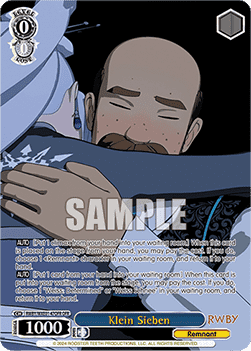 Klein Sieben (V.2 - Overframe Rare) - RWBY Premium Booster