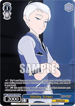 Whitley Schnee (V.2 - Overframe Rare) - RWBY Premium Booster