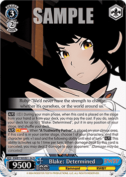 Blake: Determined (V.1 - Common) - RWBY Premium Booster