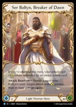 Ser Boltyn, Breaker of Dawn (Regular) - Armory Deck: Boltyn