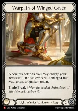 Warpath of Winged Grace (Rainbow Foil) - Armory Deck: Boltyn