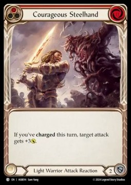 Courageous Steelhand (Red) (Regular) - Armory Deck: Boltyn