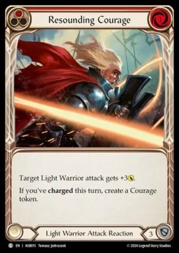 Resounding Courage (Red) (Regular) - Armory Deck: Boltyn