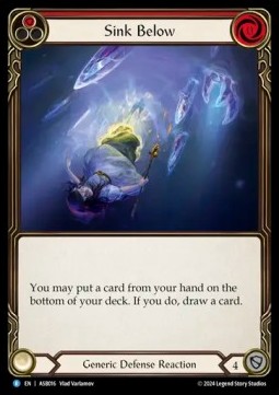 Sink Below (Red) (Regular) - Armory Deck: Boltyn