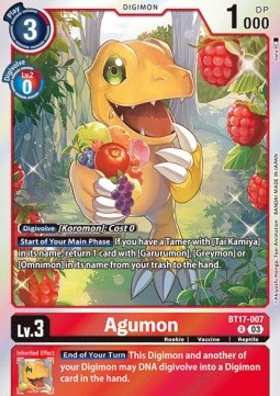 Agumon (BT17-007) - Secret Crisis