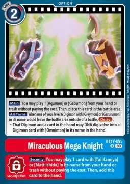 Miraculous Mega Knight (BT17-095) - Secret Crisis