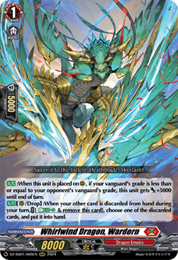 Whirlwind Dragon, Wardorn [D-Format] (V.1 - Triple Rare) - Festival Booster 2024