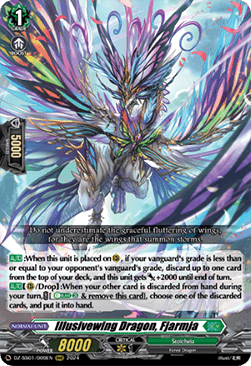 Illusivewing Dragon, Fjarmja [D-Format] (V.1 - Triple Rare) - Festival Booster 2024