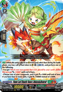 Flame Leaf Chaotic Dance, Hakusui&Remred [D-Format] (V.1 - Triple Rare) - Festival Booster 2024