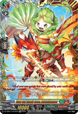 Flame Leaf Chaotic Dance, Hakusui&Remred [D-Format] (V.2 - Double Frame Rare) - Festival Booster 2024