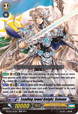 Leading Jewel Knight, Salome [P-Format] - Premium Deckset: Jewel Knight