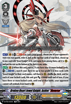 Broken Heart Jewel Knight, Ashlei "Яeverse" [V Format] - Premium Deckset: Jewel Knight