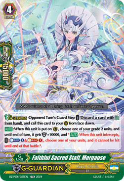 Faithful Sacred Staff, Morgause [P Format] - Premium Deckset: Jewel Knight