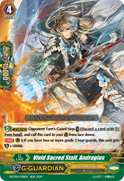 Vivid Sacred Staff, Andragius [P-Format] - Premium Deckset: Jewel Knight