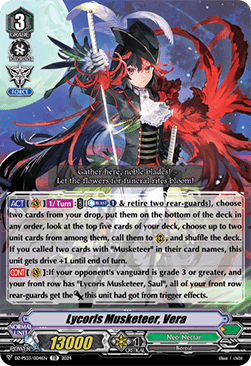Lycoris Musketeer, Vera [V Format] - Premium Deckset: Musketeer