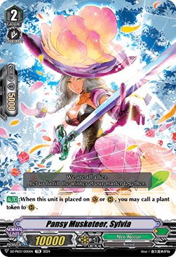 Pansy Musketeer, Sylvia [V Format] - Premium Deckset: Musketeer