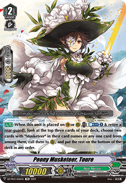 Peony Musketeer, Toure [V Format] - Premium Deckset: Musketeer