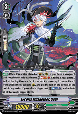 Lycoris Musketeer, Saul [V Format] - Premium Deckset: Musketeer