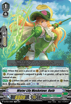 Water Lily Musketeer, Ruth [V Format] - Premium Deckset: Musketeer