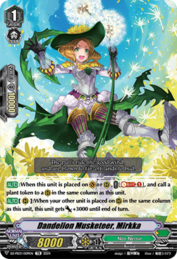 Dandelion Musketeer, Mirkka [V Format] - Premium Deckset: Musketeer