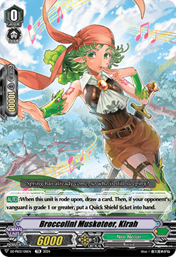 Broccolini Musketeer, Kirah [V Format] - Premium Deckset: Musketeer