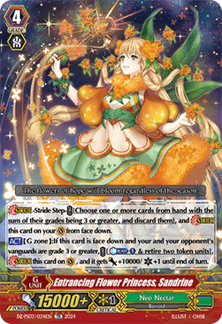 Entrancing Flower Princess, Sandrine [P-Format] - Premium Deckset: Musketeer