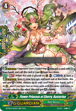 Flower Princess of Cherry, Kosterina [P-Format] - Premium Deckset: Musketeer