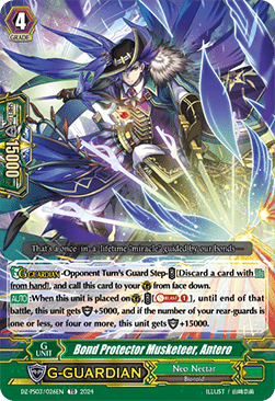 Bond Protector Musketeer, Antero [P-Format] - Premium Deckset: Musketeer
